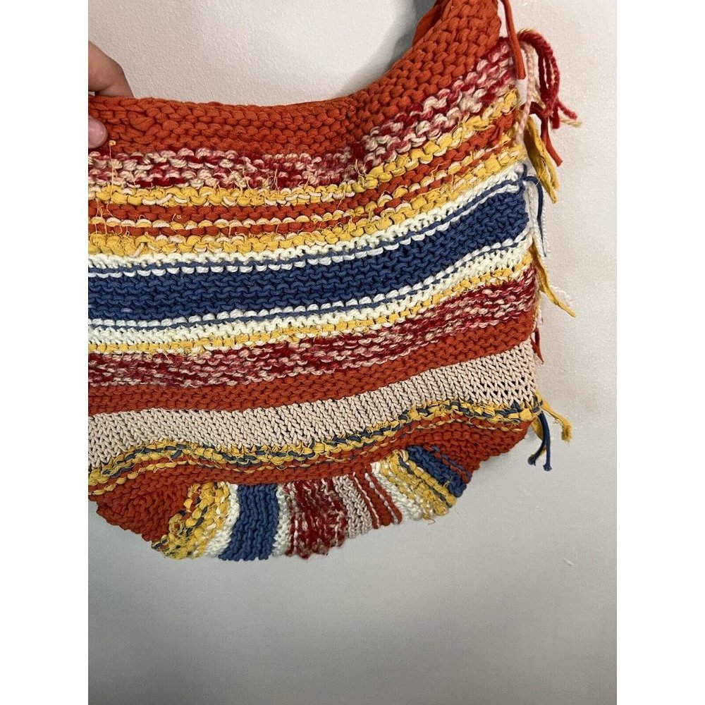 Free People Multicolor Knit Hobo Bag Flaw - Picture 2 of 8